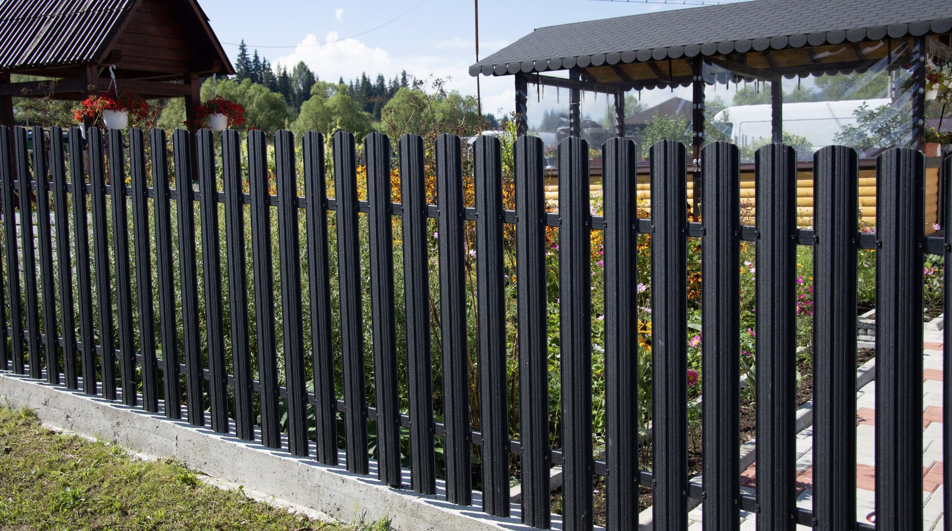 Commercial-grade metal security fencing for business properties